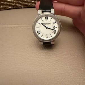 Raymond Weil Classic Silver and Black Watch.